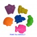 6 pounds three colors Kinetic Sand with three molds